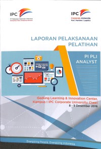 Laporan Pelaksanaan Pelatihan Pi Pli Analyst