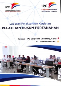 Laporan pelaksanaan kegiatan pelatihan hukum pertahanan 20 - 21 november 2017