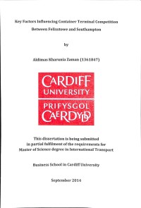 Key Factors Influencing Container Terminal Competition Between Felixstowe and Southampton