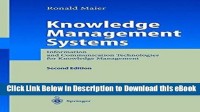 Knowledge management systems : information and communication technologies for knowledge management