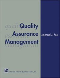 Quality assurance management