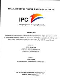 Establishment of Finance Shared Service in IPC