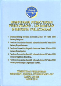 Himpunan Peraturan Perundang - Undangan Dibidang Pelayaran