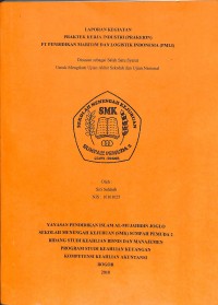Laporan Praktek Kerja Industri PT Pendidikan Maritim dan Logistik Indonesia