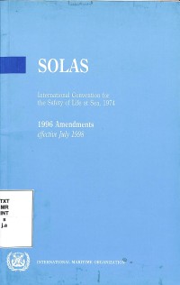 SOLAS 1996 Amendments