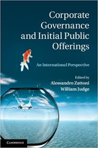 Corporate governance and initial public offerings