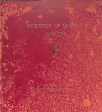 Image of Register of ship 1986-87