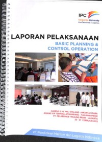 Laporan pelaksanaan itos program for terminal operations II, 26 Januari 2015