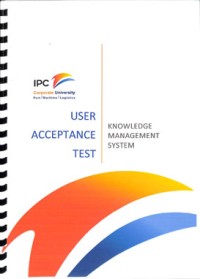 Knowledge management system : user acceptance test