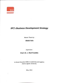 IPC's Business Development Strategy