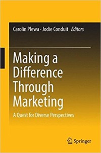 Making difference through marketing : a quest for diverse perspectives