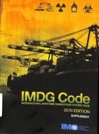 IMDG Code : International maritime dangerous goods code