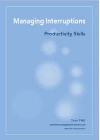 Managing interruptions : productivity skills
