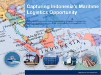 Capturing Indonesia’s maritime logistics opportunity : Indonesia’s maritime logistics panel discussion 10 December 2015
