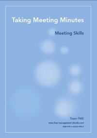 Taking meeting minutes : meeting skllis