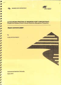 Outsourcing Practice At Indonesia Port Corporation II (Thesis Summary Paper)